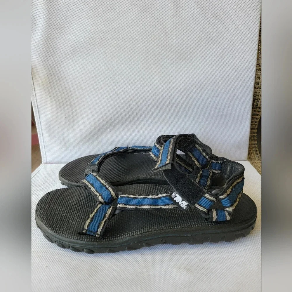 MEN'S TEVA SANDALS WITH HOOK &‎ LOOP CLOSURES (sz 12)